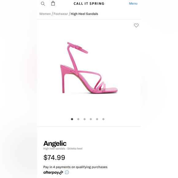 SALE 🩷 NWT PINK METALLIC HEELS | BARBIECORE | BARBIE - Picture 6 of 11